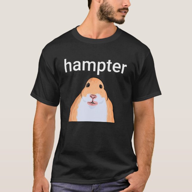 Hampter Funny Hamster Dank Meme T-Shirt (Front)