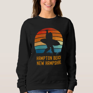 Hampton Beach  New Hampshire Sasquatch Souvenir Sweatshirt