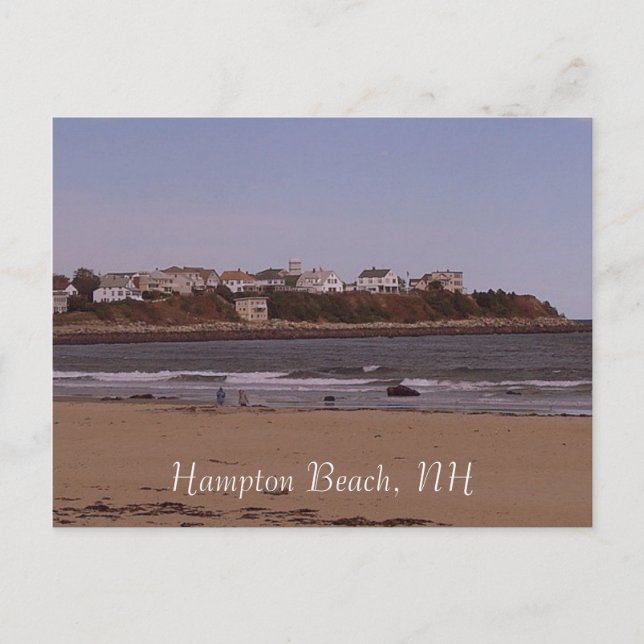 Hampton Beach, NH Postcard (Front)