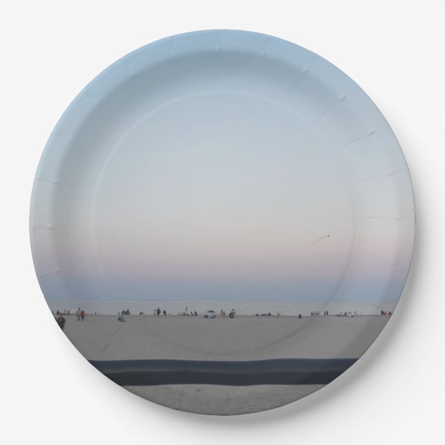Hampton Beach Paper Plates (Front)