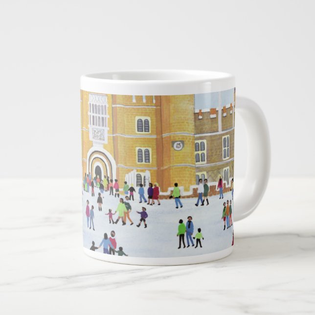 Hampton Court Front 1991 Large Coffee Mug (Front Right)