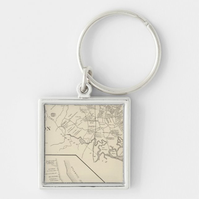 Hampton, Hampton Beach Keychain (Front)