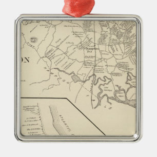 Hampton, Hampton Beach Metal Ornament