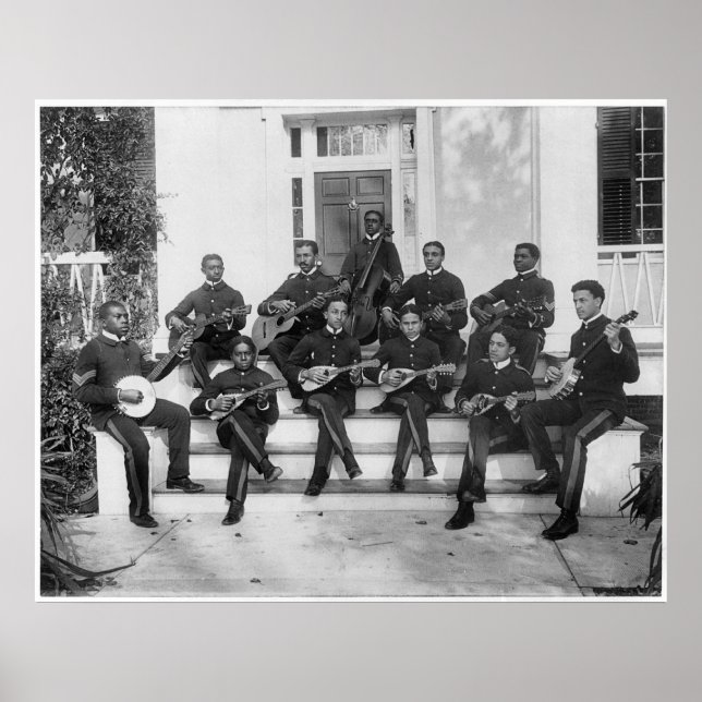 Hampton Institute Musicians, 1898 Poster (Front)