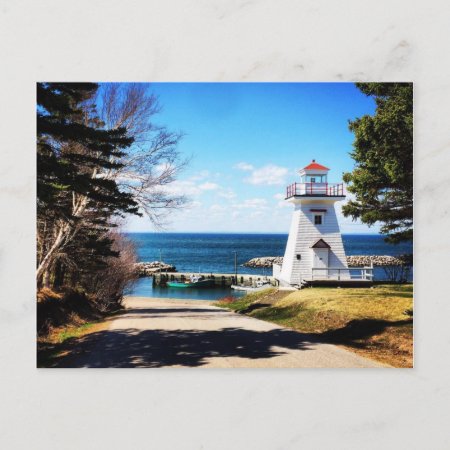 Hampton Lighthouse Bridgetown Nova Scotia Canada Postcard