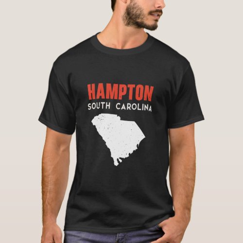 Hampton South Carolina USA State America Travel  T_Shirt