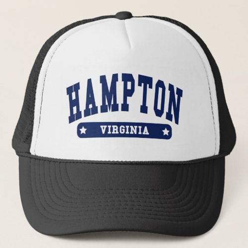 Hampton Virginia College Style tee shirts Trucker Hat