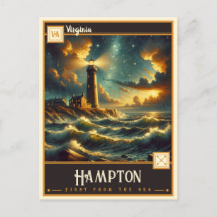 Hampton, Virginia   Vintage Postcard