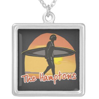 Hamptons NY Surf Necklace
