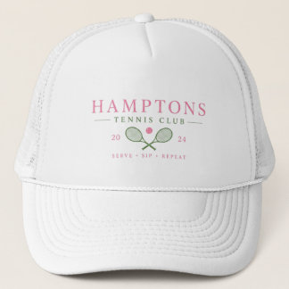 Hamptons Tennis Trucker Hat