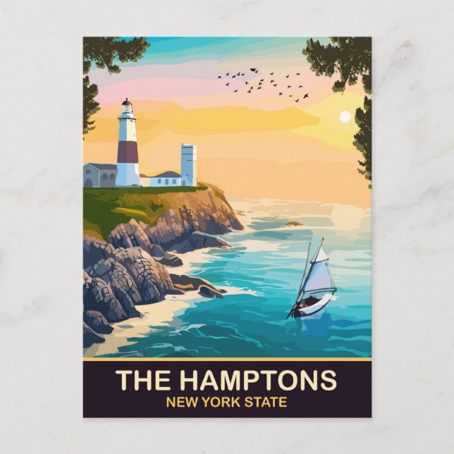 Hamptons Travel Postcard (Front)
