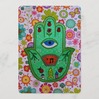 HAMSA B'NOT B'NAI BAR BAT MITZVAH INVITATION