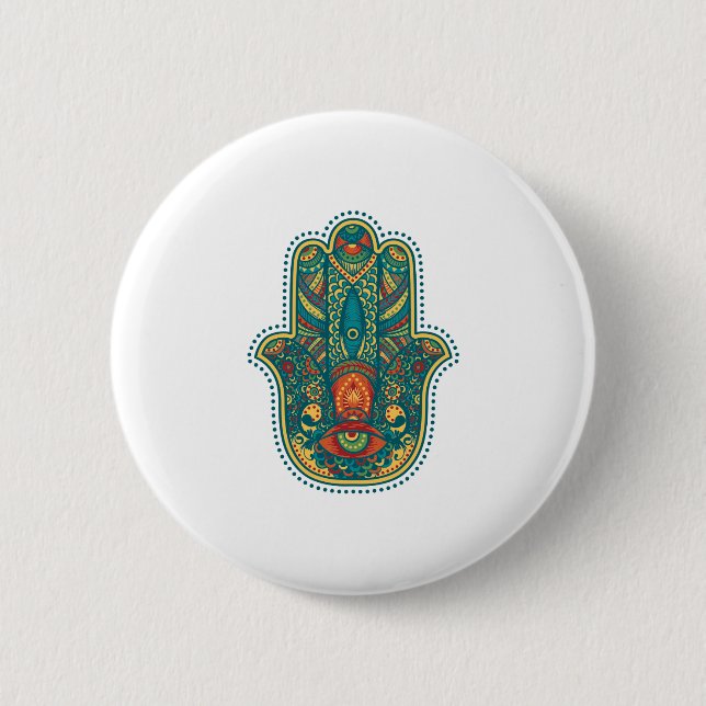 Hamsa Button (Front)