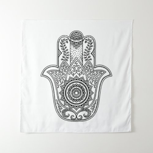 Hamsa Design White Backdrop