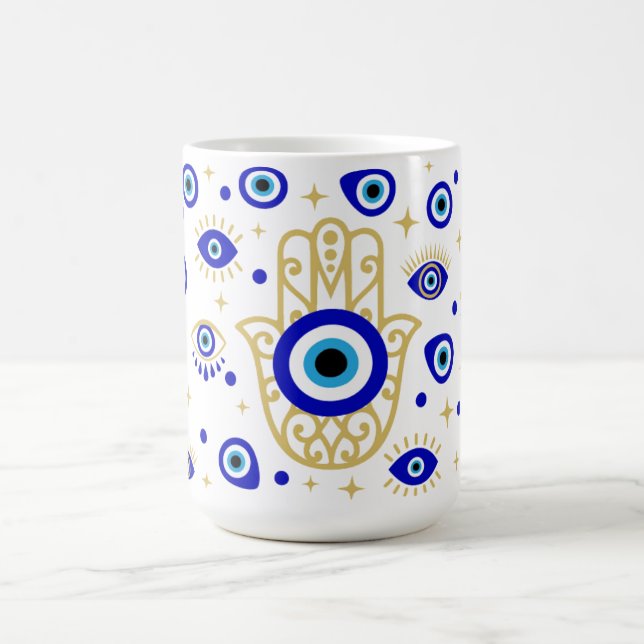 Hamsa Evil Eye Mug (Center)