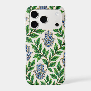Hamsa Eye Botanical iPhone 17 Pro Case