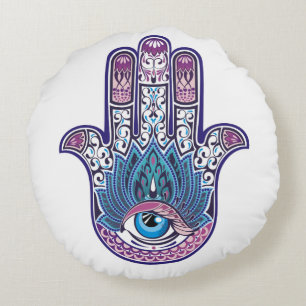 Hamsa Fatima Hand Pillow