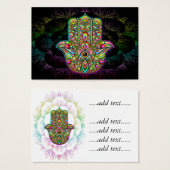 Hamsa Fatma Hand Psychedelic Art (Front & Back)