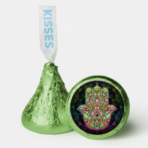 Hamsa Fatma Hand Psychedelic Art Hersheys Kisses