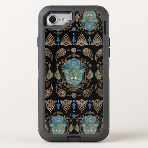 Hamsa Hand _Hand of Fatima Ornament OtterBox Defender iPhone SE87 Case