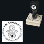 Hamsa Hand of Fatima Evil Eye Return Address Self- Rubber Stamp<br><div class="desc">Hamsa Hand of Fatima Evil Eye Return Address Self-inking Stamp</div>