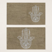 HAMSA Hand of Fatima symbol amulet (Front & Back)