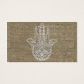 HAMSA Hand of Fatima symbol amulet (Back)