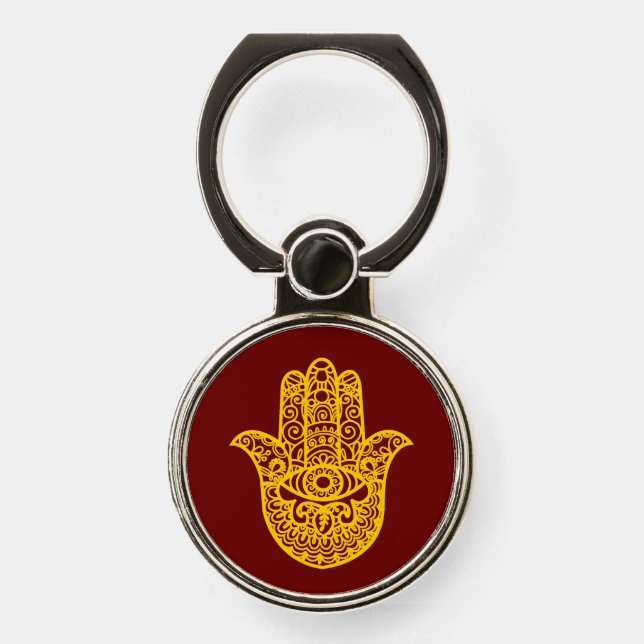 Hamsa hand phone ring stand (Front)