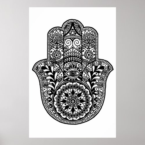 Hamsa Hand Print