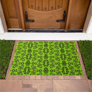 Hamsa Hand Protection Art Doormat