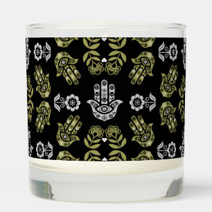 Hamsa Hand Protection Art Scented Candle