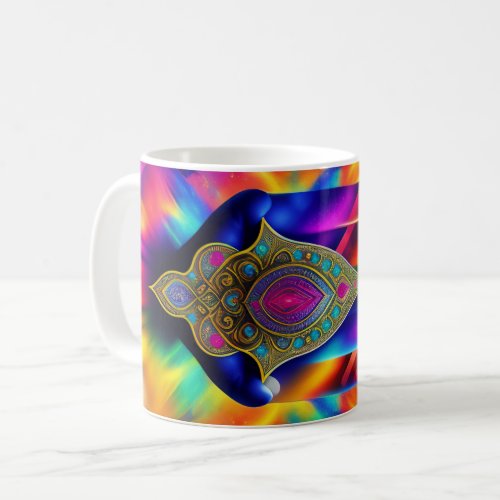 Hamsa Hand protection mug