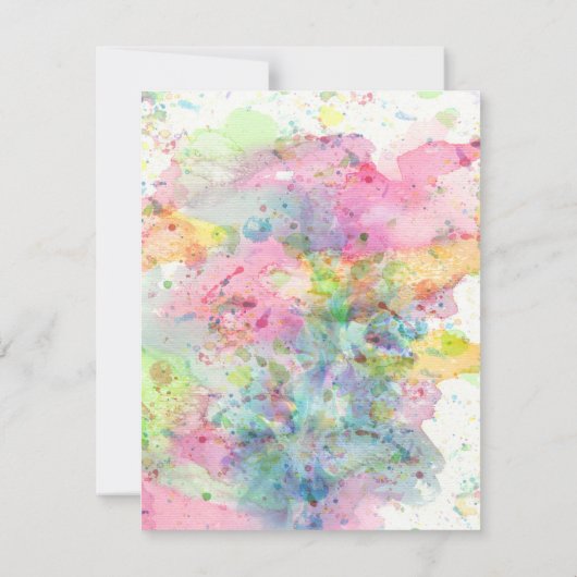 HAMSA Hand Symbol Colorful Watercolor (Back)