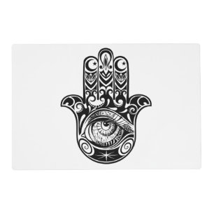 Hamsa Hand Zendoodle Placemat