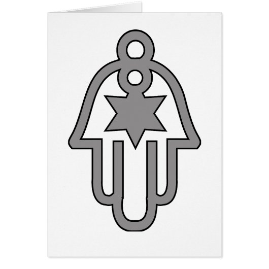 HAMSA LUCKY JEW CARDS (Front)