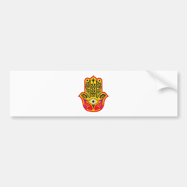 Hamsa - Magic Hamsa Bumper Sticker (Front)