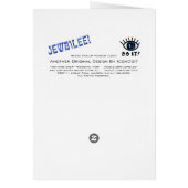 Hamsa Shalom Passion (Card) Cards (Back)