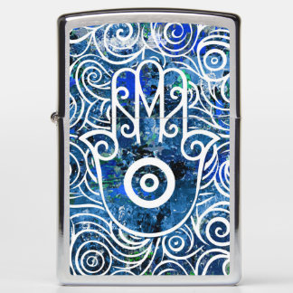 Hamsa Swirls Zippo Lighter