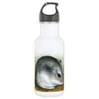 Cute Hamster Light Weight 14 Oz Stainless Steel Water Bottle 