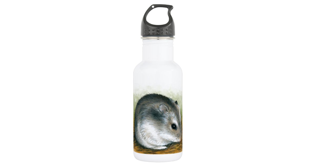 Cute Hamster Light Weight 14 Oz Stainless Steel Water Bottle 