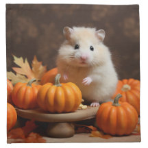 Hamster Among The Pumpkins