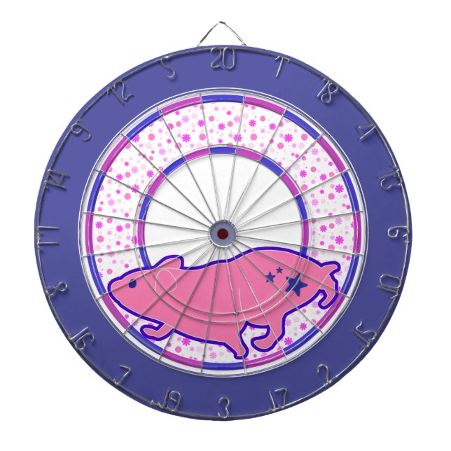 hamster and a wheel dart board (Front)