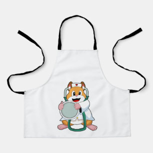 Hamster as Doctor with Stethoscope.PNG Apron