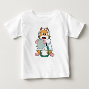 Hamster as Doctor with Stethoscope.PNG Baby T-Shirt