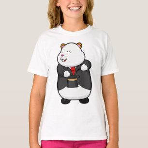 Hamster as Magician with Magic wand & Hat T-Shirt