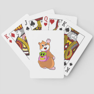 Hamster as Student with Backpack.PNG Poker Cards