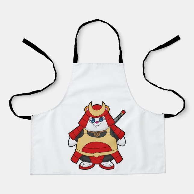 Hamster as Warrior with Armor Apron (Front)