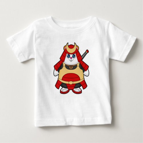 Hamster as Warrior with Armor Baby T_Shirt