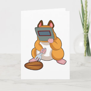 Hamster as Welder.PNG Card