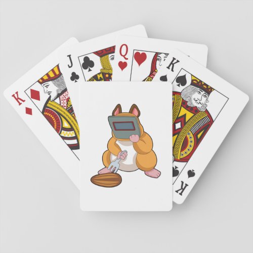 Hamster as WelderPNG Playing Cards